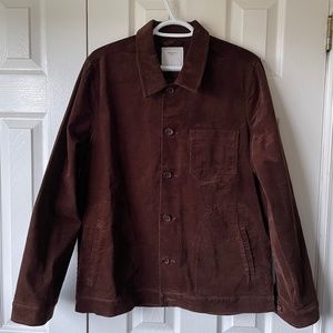 Percival Brown Button Up Jacket